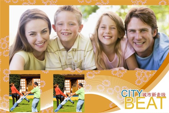 Family photo templates City Beat